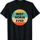 Noam Name T-Shirt (Small, Black)