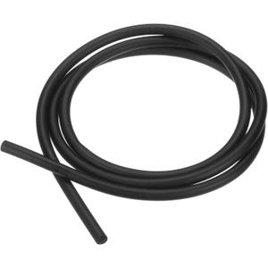 M METERXITY Natural Latex Rubber Tubing, 1/8" [3mm] ID x 1/4" [6mm] OD 3ft Length Latex Hose Tube for Home/Laboratory/Sporting, Highly Elastic Band Tubes [Black]