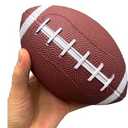 Toy Football 1PCS 6 inch Small Mini Ball for Kid Toddler Soft Rubber Come with Random Color Pump Needle Boys Girls Gift Party Decor