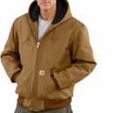 Carhartt mens Loose Fit Firm Duck Insulated Flannel-lined Active Jacket (X-Large)