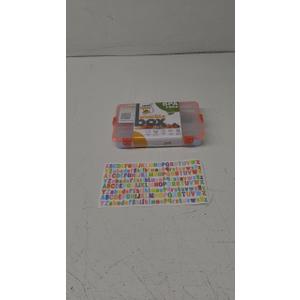 Create-ables Reel Bites BPA Free Small Snackle Box Container for Travel - Snacklebox Container for Snacks - Snack Tackle Box for Snacks - Snack Tray with Lid - Waterproof, Dishwasher Safe, Adjustable