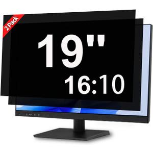 [2 Pack] 19 Inch Privacy Screen for Computer Monitor Blue Light Screen Protector Anti Glare Anti-Scratch Monitor Privacy Shield Screen 19 Inch 16:10 Aspect Ratio