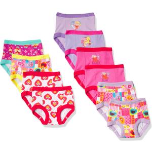 Sesame Street Unisex Toddler Potty Training Pants with Elmo, Cookie Monster and Big Bird with Stickers & Success Chart (4T)