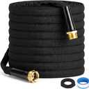 150 ft Non-expanding Garden Hose Light & Flexible Water Hose Leak-proof Metal Interface, Burst-resistant, Anti-kink, High-pressure for Lawns Garden Outdoor Cleaning Car Wash Camper