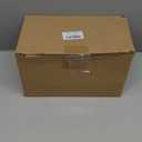 Knitted Christmas Tree Skirt 28Inch Snowflake Design Machine Washable Base Cover for Holiday Decoration (White)