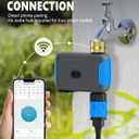 WiFi Sprinkler Timer, Smart Bluetooth Hose Timers | Water Timer for Garden Hose with APP, Digital Irrigation Compatible with Alexa Google, for Outdoor Garden Lawn, 1 Outlet