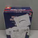 PLASTICPRO 9 oz Disposable Plastic Party Cups,Old fashioned Designed Tumblers, Crystal Clear (Clear With Silver Rim, 100)