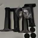 4PC Bed Frame Support Legs Stabilizer Replacement Universal Slat Reinforcement 5.9-11 inch Black