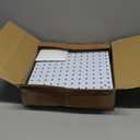 6 Pack Steel Peg Board,Universal 1/8 and 1/4 Pegboard Accessories,Ideal for Garage Tool Storage, Office Organization, Craft Room, Kitchen etc. (White, 6-12X12)