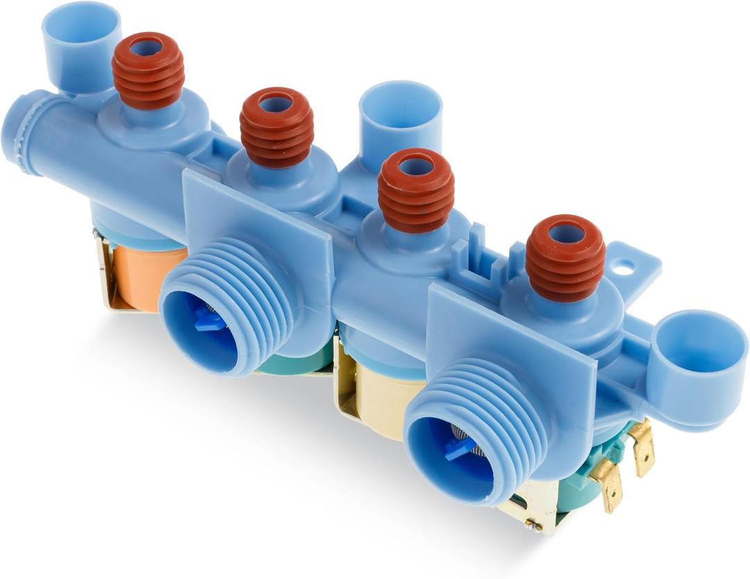 BlueStars WH13X26637 Water Inlet Valve - Compatible With GE Washer GTW680BSJ4WS GTW680BSJ5WS GTW685BPL0DG GTW680BSJ6WS GTW750CPL1DG GTW720BSN0WS - Replace AP6282070 WH13X24058 4546358 PS12171559