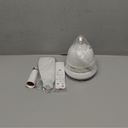 Socket Fan Light with Remote: 18'' Small Ceiling Fans with Lights, 2000 Lumens Dimmable Led Bulb, 3 Colors 3000K-6500K, Easy Install Screw in E26 Base for Bedroom Living Room Kitchen Garage