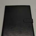 Professional Padfolio, Multi Function Faux Leather Portfolio Binder with Clipboard - Interview Resume Folder, Legal Document, Business Card Holder, for Office, Conference, Interviews (Black)