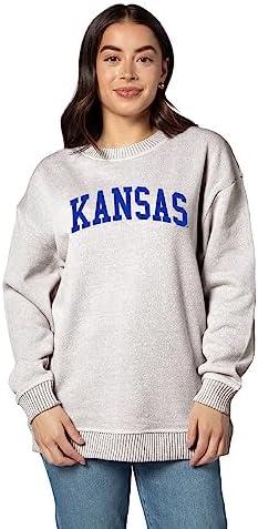 chicka-d Women's Warm Up Crew Sweatshirt, Large