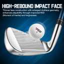 PGM G500 Mens Complete Golf Club Set Titanium Driver, Draw-Biased Hybrid, High-Strength Irons, Forgiving Putter, Stand Bag with 5 Headcovers, Size: [Right Hand][Length: Standard]