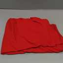 PRETTYGARDEN Womens Summer Short Sleeve Tops Boat Neck Ribbed Knit Slim Fit T Shirt Casual Basic Top 2026 Spring Clothes (Large, Red)