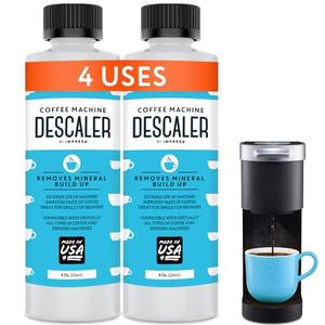 Descaler (1Pack, 1  Uses Per Bottle) - Made in the USA - Universal Descaling Solution for Keurig, Nespresso, Delonghi and All Single Use Coffee and Espresso Machines