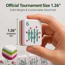 American Mahjong Set 160 Pcs 1.2-Inch Colorful Acrylic Tiles