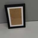 decorUhome 5x7 Picture Frame, Display Pictures 4x6 with Mat or 5x7 without Mat, Wall & Tabletop Display Photo Frame, Black, 1 Pack