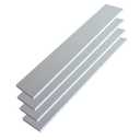 4 Pieces 1/4" X 2" Square Aluminum Flat BAR 12" Long .6061 General Purpose Plate, 6mm X 50mm X 305mm Aluminum Flat Plate, T6511 Solid New Mill Stock