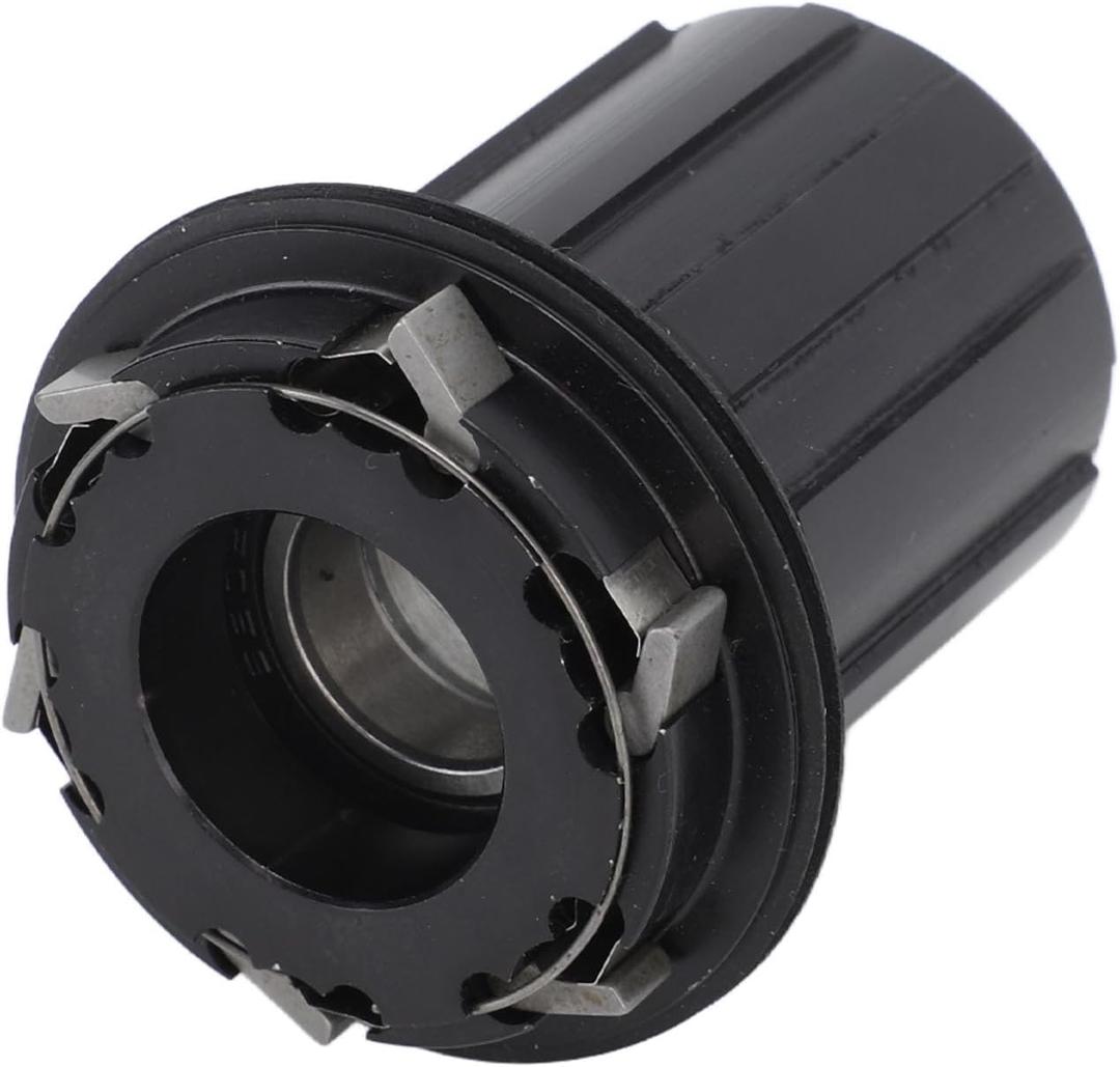 11 Speed Cassette Freehub Body, 6 Pawls Mountain Road Bike Cassette Body, HG Specification Flywheel 15mm Thru Axle 2 Bearing 72 Rings, Bicycle Free Hub Body