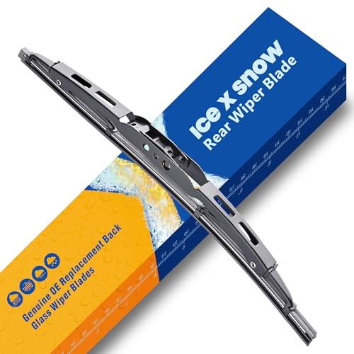 ICEXSNOW 10" Rear Wiper Blade Replacement for Chevy Traverse 2024-2018 Trax 22-13 GMC Acadia 2023-2017 Buick Enclave 24-18 Encore 22-13 Jeep Patriot/Compass 17-07 Rear Windshield Wiper Blade(10-1)