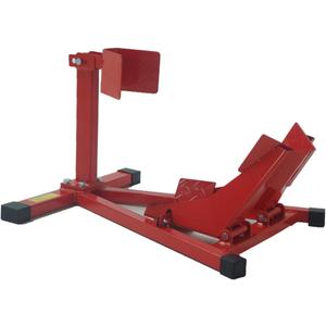 Motorcycle Wheel Chock, 16"-21" Front Stand with Multiple Adjustment Holes, 1500 lbs Capacity Motorcycle Chock for Garage, Workshop, and Vehicle Transport