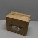 Juegoal 2 Pack Lighted Christmas Santa & Snowman with Dangling Legs, 24" Handmade Figurines with Miniature Xmas Scenes in Belly, Battery Operated Tabletop Dinner Party Ornaments