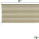 Dulepax RV Blinds,RV Pleated Shades,RV Blinds Pleated Shades, 50" W x 24" L Cappuccino RV Window Shades,Camper Blinds,RV Window Blinds for RV Camper Travel Trailers Motorhome's Window