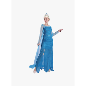 LANGWEI Women Halloween Fairytale Princess Costumes Queen Godmother Dress Cosplay Costume Accessories, Size M