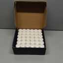 Candle Charisma Natural Ivory Unscented Votive Candles - 10 Hour Burn time - Set of 72 for Dinner, Wedding, Halloween and Holiday Decorations