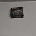 Home Security Door Lock, 2 Pack Childproof Door Reinforcement Lock with 3 Inch Stop Withstand 800 lbs for Top Front Inward Swinging Door, Upgrade Flip High Night Lock to Defend Your Home Kids (Silver)