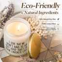 Mothers Day Gifts for Mom, Fathers Day Gift for Dad, Mom Birthday Present from Daughter or Son, Funny Christmas Presents for Grandpa Grandma Nana, Favorite Child Candles