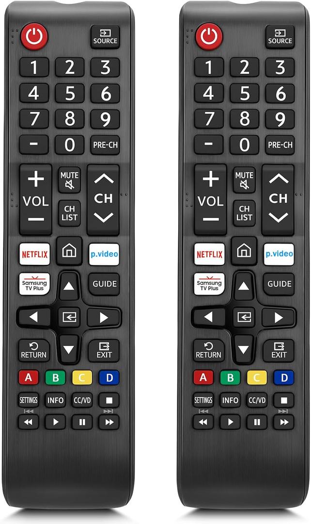 (Pack of 2) for Samsung Smart TV Remote Control Universal Replacement Remote Compatible with Samsung Smart LCD LED HDTV 3D TVs BN59-01315J BN59-01315A BN59-01301A BN59-01199F BN59-01303A