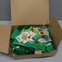 210Pcs St. Patrick's Day Accessories Decorations Bulk Party Favors Set Necklaces Bracelets Shamrock Glasses Headbands Photo Props Mustaches Coins Tattoo Stickers Irish Sash