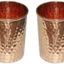 Real Copper Cups - Pure Copper Drinking Mugs, Copper Glasses & Coffee Mugs - Perfect Gifts