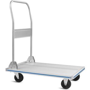 Flatbed Cart Aluminum Foldable Platform Cart 440lbs Capacity(29" Lx19 W) (Silver)