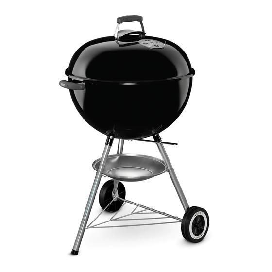 Weber 22 in. Original Kettle Charcoal Grill Black