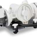 Upgraded W11458345 Washer Drain Pump Assembly Compatible with Whirlpool Washer Drain Pump W10918608 W11316609 W11319789 Maytag Washing Machine Pumps MHW5630HW0 WFW5620HW0 WFW6620HC0 WFW6620HW0