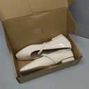 Womens Mary Jane Flats Closed Square Toe Ballet Flat Dressy Comfortable Slip on Shoes, 6