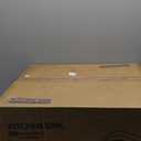 POPFLY 23 Inch Undermount Kitchen Sink, Single Bowl 18 Gauge 304 Stainless Steel Outdoor Sink, 2318 In Bar Prep Small Undermount Kitchen Sink, Brushed Nickel