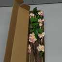 WEISPARK Artificial Flowers, 2pcs Fake Cherry Blossom Branches 31 Inch Long Stem Silk Flowers for DIY Vase Home Hotel Office Wedding Party Garden Decor (Champagne)