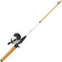 Zebco Roam Spincast Reel and Fishing Rod Combo, 6-Foot 2-Piece Fiberglass Fishing Pole with ComfortGrip Handle, Quickset Anti-Reverse Fishing Reel, Pre-Spooled with 10-Pound Zebco Line