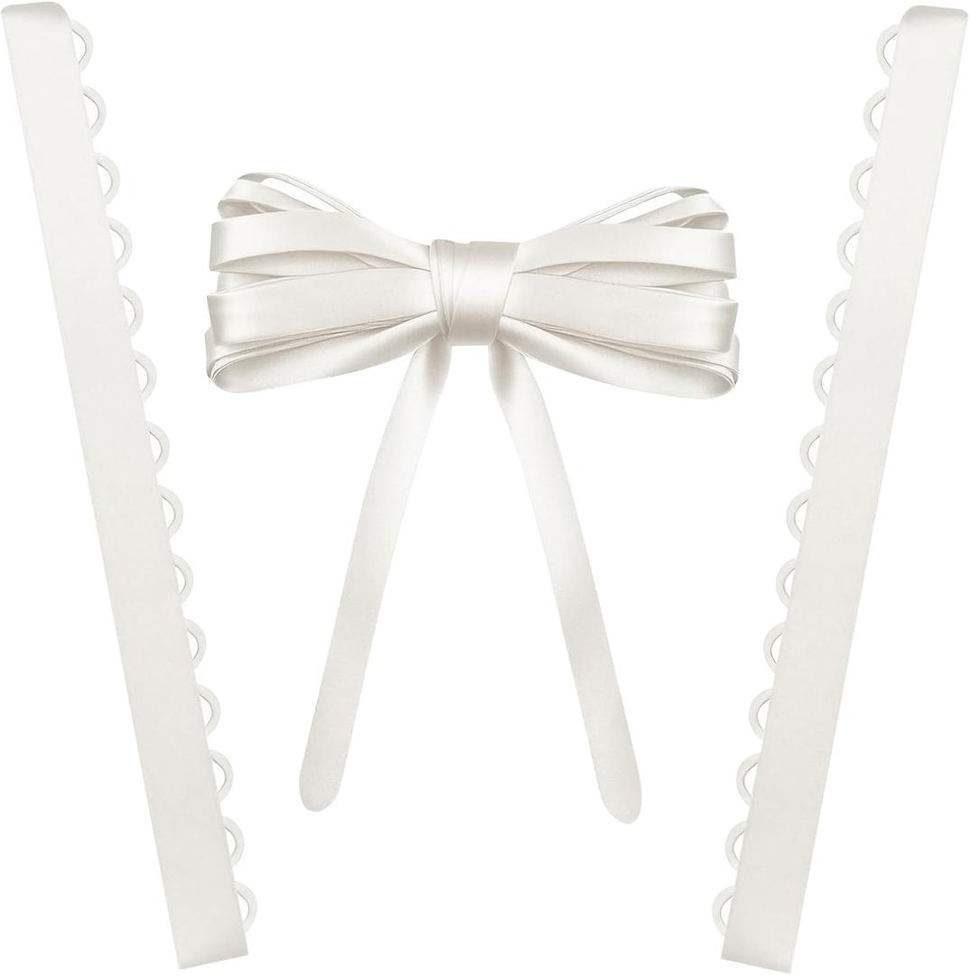 Adjustable Fit Satin Corset Back Kit Women's Wedding Dress Corset Kit Loops Fit Lace up for Prom Form Dress
