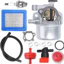 Anxingo 799866 Carburetor Replacement for B S 790845 799871 796707 794304 12H800 Engine Toro 22" Recycler Craftsman Troy Bilt 6.75 TB230 Lawn Mower Carb with Air Filter Spark Plug Primer Bulb