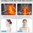 Ice Silk Neck Brace - Soft,Breathable Cervical Collar for Pain Relief & Posture Correction - Anti-Snoring Support for Comfortable Sleep - Ideal for Office Workers Rest