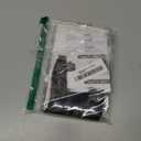 Clip in Short Hair Extensions Real Human Hair,Prokyvity Invisible Human Hair Clip in Extensions Short,8inch/2 pieces Mini Extensions for volume or highlight, Dark Brown