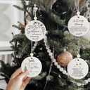 Our First Christmas Together Ornament 2025, 1st Year Xmas Keepsake, Relationship Ornament to Boyfriend, Gift for Newlywed Couples