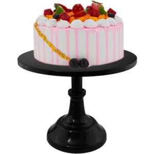 Grand Baker Cake Stand 10 inch Wedding Cake Tools Adjustable Height Fondant Cake Display Accessory for Party bakeware (Black) (Black)