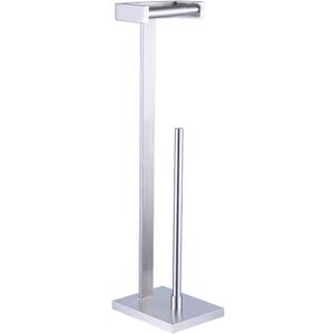 GERZWY Bathroom Free Standing Toilet Paper Holder Toilet Roll Holder for Bath SUS 304 Stainless Steel, Brushed Finish DZY005-LS