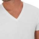 Hanes Men's Undershirts T-Shirt Pack, V-Neck Cotton Tees for Men, Moisture-Wicking, Odor Control, White Multi-Pack (White, L)